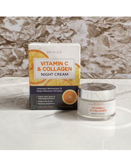 Crema Nocturna con Vitamina C y Colágeno