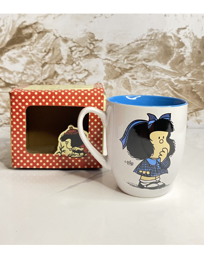 Taza de Cerámica ¿"Pensaron alguna vez que si no fuera por todos nadie sería nada?" Mafalda