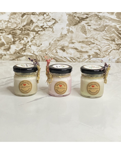 Paquete de 3 Mini Velas Aromáticas