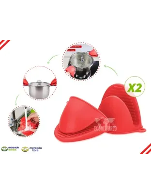 Agarrador de Silicon Color Rojo