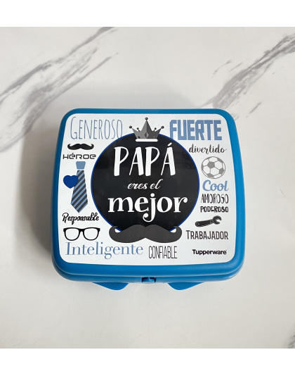Lonchera "Papá eres el mejor"