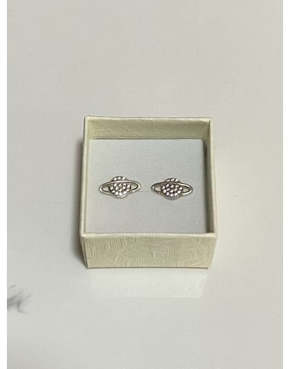 Aretes de saturno Plata925