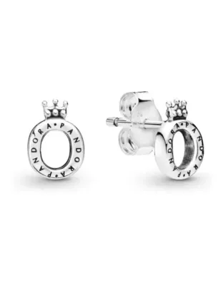 Aretes diseño Pandora corona Plata925